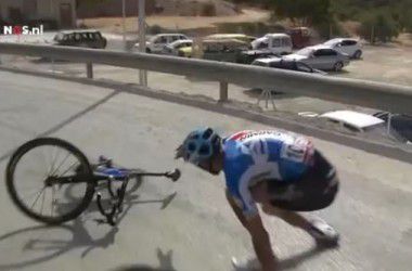 Une chute de Ryder Hesjedal sème le trouble…