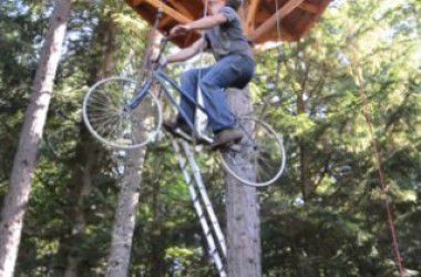 Un vélo en guise d’ascenseur