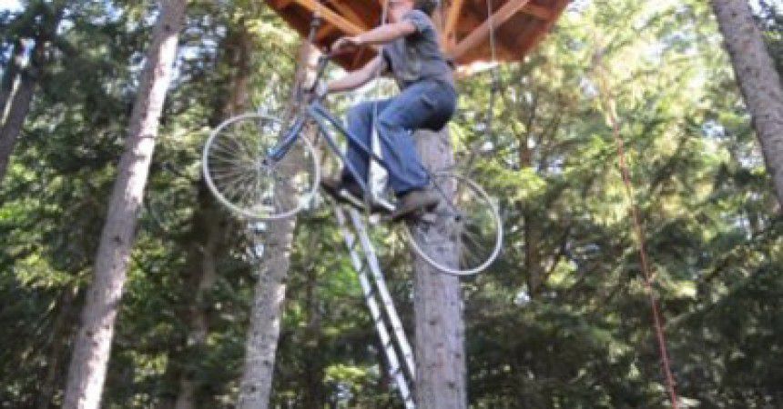 Un vélo en guise d’ascenseur