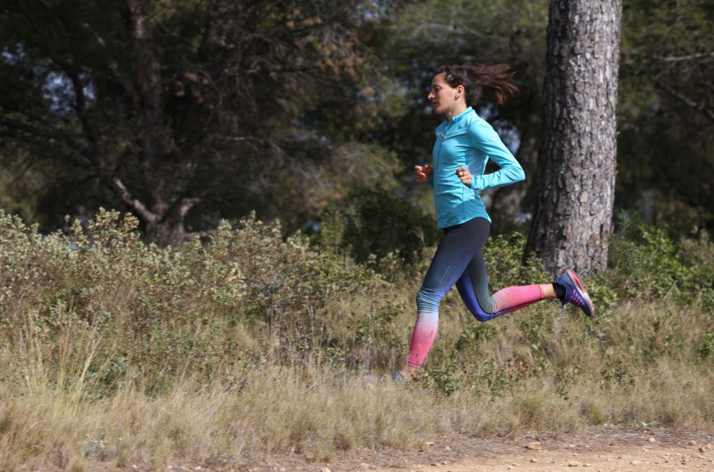 Gravel running en forêt