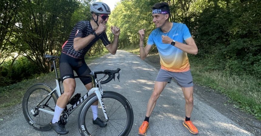 L’ascension de l’Alpe d’Huez : 1 cycliste vs 1 runner